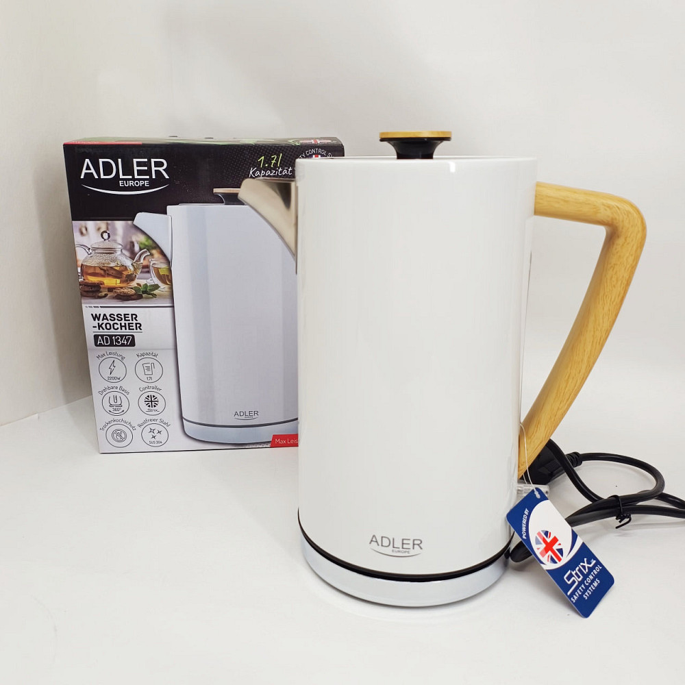 Вишуканий електрочайник Adler AD 1347 1.7л, Хороший електронний чайник, Чайник для дому зручний VA-61 Львів - фото 10