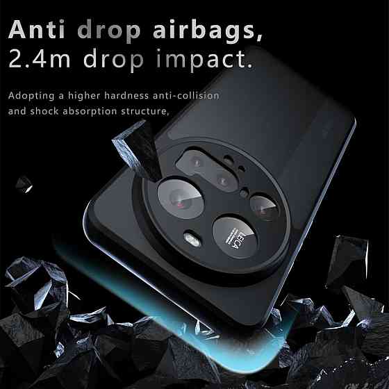 Противоударный чехол для Xiaomi 15 Ultra матовый полупрозрачный антиотпечатковый лёгкий прочный чёрный Киев
