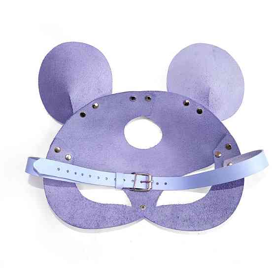 Шкіряна маска мишки Art of Sex - Mouse Mask, колір Лавандовий Sex Aura Київ