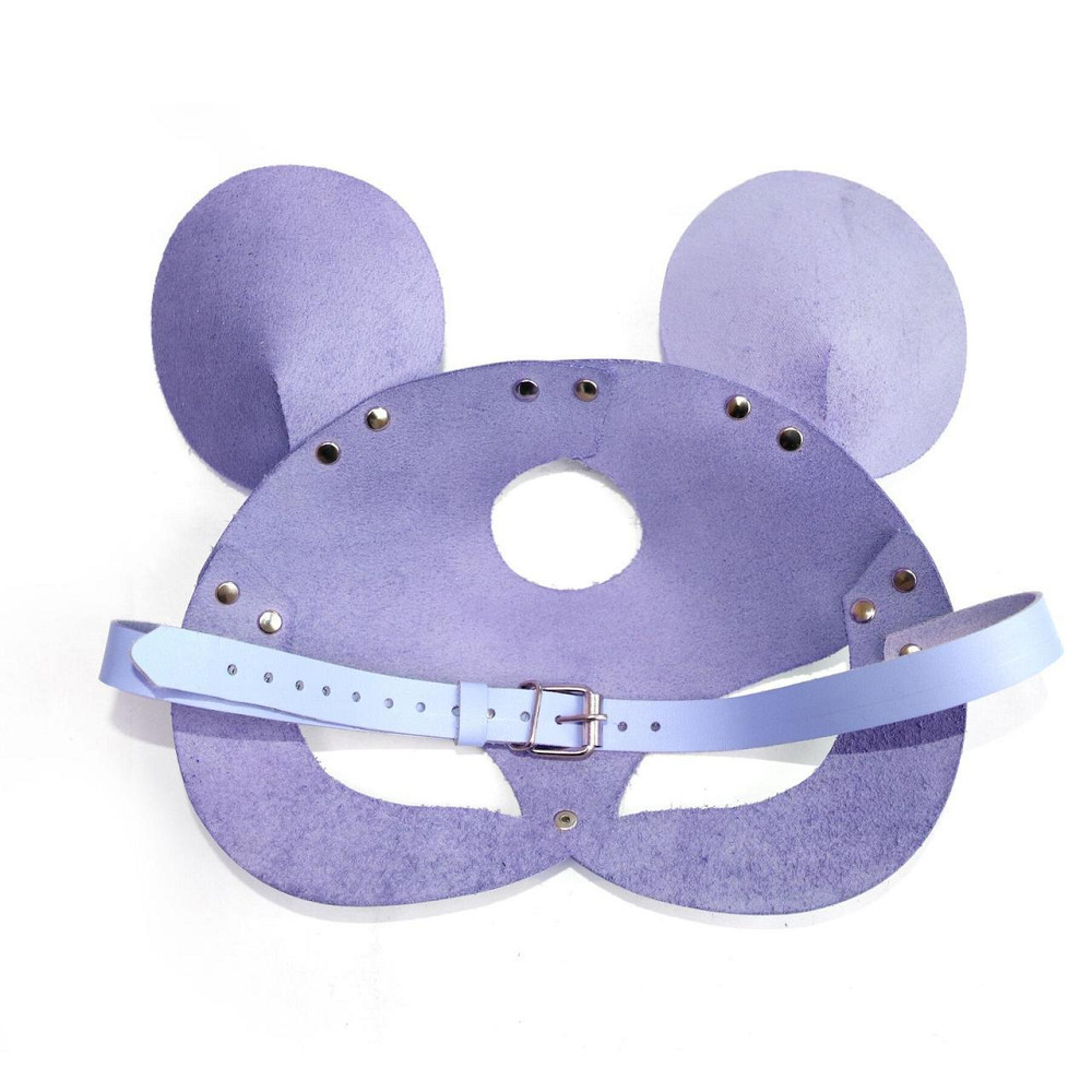 Шкіряна маска мишки Art of Sex - Mouse Mask, колір Лавандовий Sex Aura Київ - фото 4