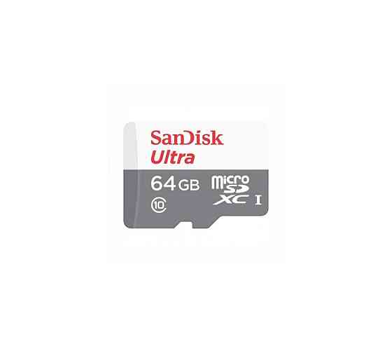 microSDXC (UHS-1) SanDisk Ultra 64Gb class 10 A1 (100Mb/s) (adapter SD) Київ