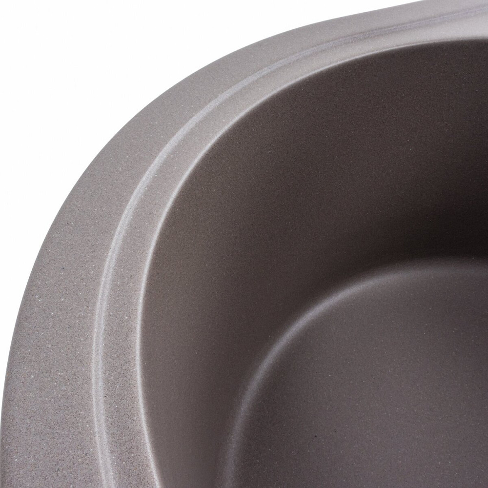 VALESO Гранітна мийка для кухні VALESO 5847 ONYX матова Дюна Київ - фото 4