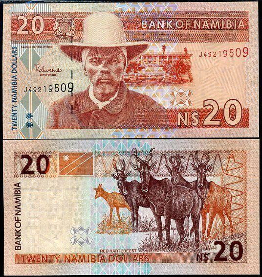 Намібія / Намибия / Namibia 20 dollars (2002) Pick 6 UNC Полтава - фото 1
