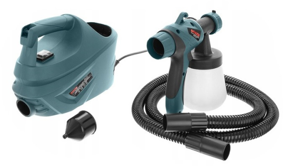 BX-771 Электрический краскопульт 1650 Вт, 700 мл, сопло 1,8 мм, регулировка потока, без компрессора Одесса