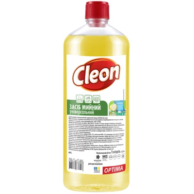 Средство для мытья пола Cleon Универсальное Лимон 1 л (4820289450145) Винница - изображение 1