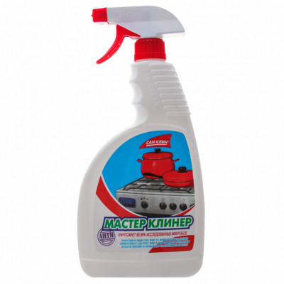 Спрей для чистки кухни Сан Клін Мастер Клинер для плит с распылителем 750 мл (4820003542286) Винница - изображение 1