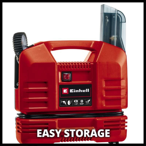 Мощный компрессор Einhell TC-AC 190 OF Set : 1100 Вт, 3750 об/мин, макс.производительность (4020660) Киев