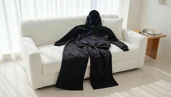 Жіночий стильна повсякденний костюм двійка з якісної двонитки на рибані Одеса