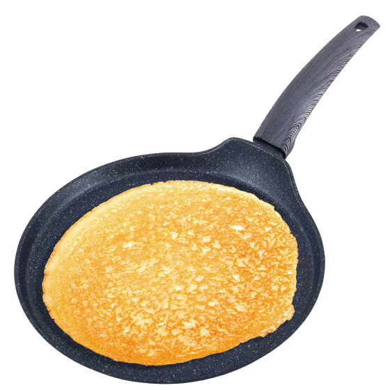 Сковорідка для млинців d28см алюміній а/п Black marble 4128 KAMILLE Житомир - фото 2