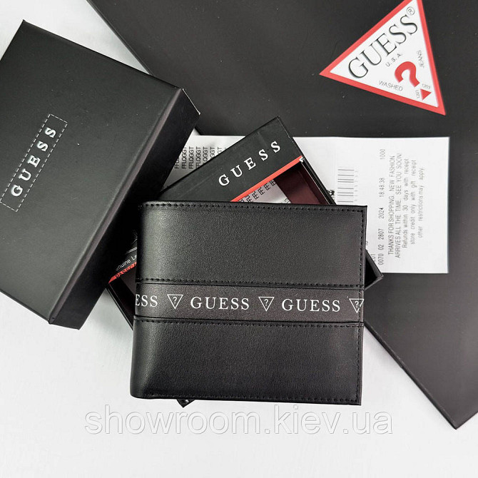 Чоловічий брендовий гаманець Guess (6008) Київ - фото 1