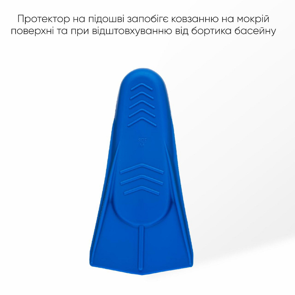 Короткі ласти для тренування в басейні Renvo Frio із закритою п'ятою Синій 39-41 (SF100-04 39-41) Київ - фото 5