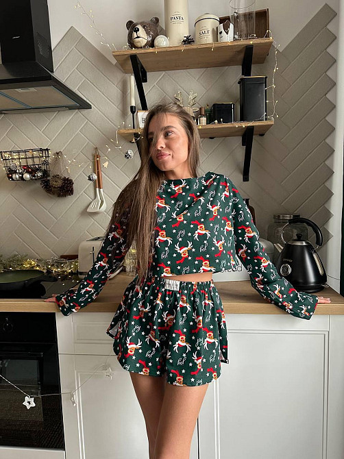 Женская новогодняя пижамка Одесса - изображение 1