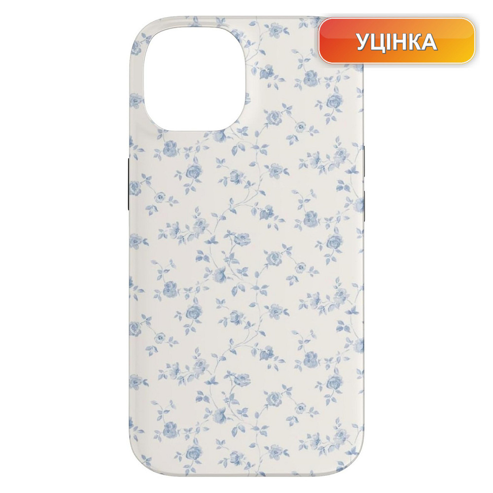 Чохол накладка бампер для iPhone 14 Coquette Aesthetic Graphics блакитний флоральний полікарбонат TPU антиудар Київ - фото 1
