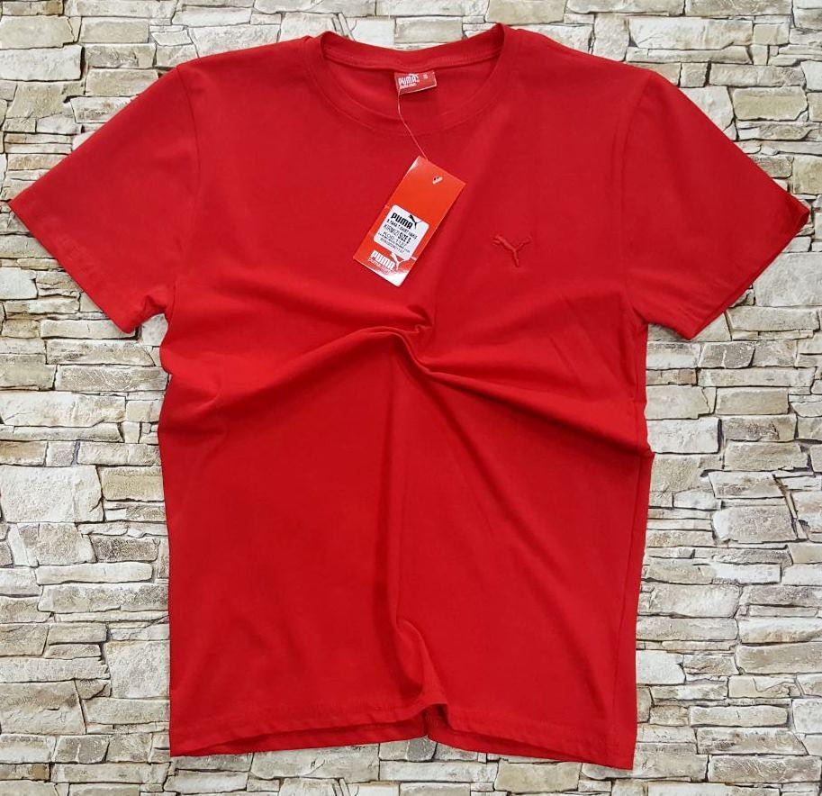 Жіноча однотонна трикотажна футболка Puma 44 Суми - фото 1