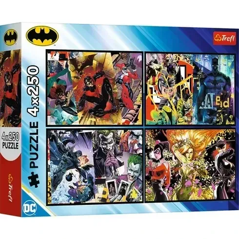 33103 Trefl Пазли "4x250" Batman Бетмен в дії, шт Київ - фото 1