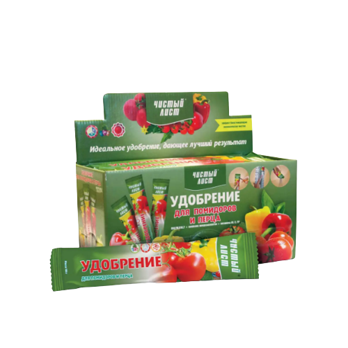 Добриво для помідорів та перцю мінеральне 100гр (кристал) Квітофор Чистий лист Житомир