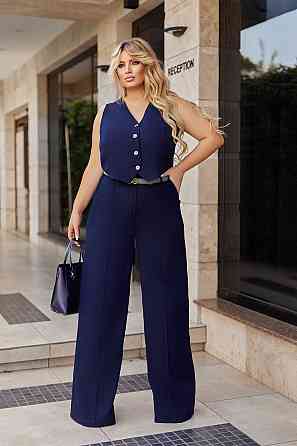 Жіночий костюм двійка жилетка з брюками "Cavin" | Норма | Розпродаж моделі Київ