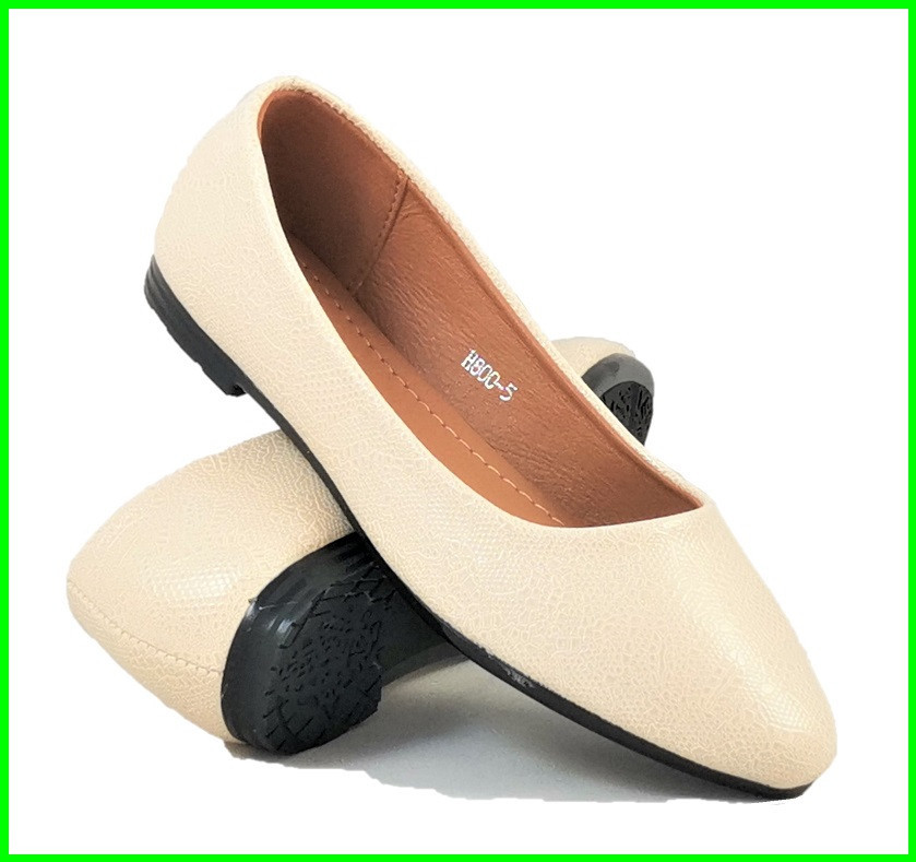 Женские Балетки Бежевые Мокасины Туфли (размеры: 36,37,38,39) - 00-5 Днепр - изображение 7