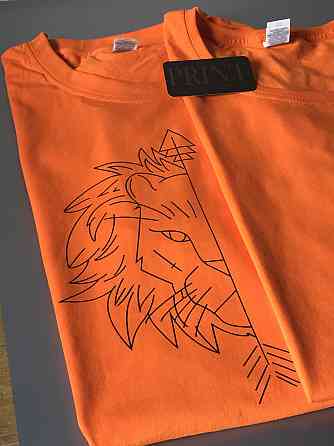 Парні футболки для хлопця та дівчини ЛЕВ/ЛЬВИЦЯ Чернівці