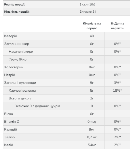 Яблучна клітковина Now Foods Apple Fiber Powder 340 г Київ - фото 4