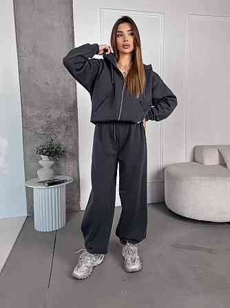 Женский теплый костюм с широкими штанами Одесса