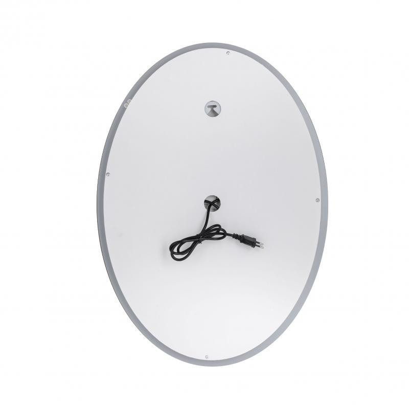 Зеркало настенное овальное сенсорное Qtap Mideya (MI7) 500х700 с LED-подсветкой Touch, с антизапотеванием Харьков - изображение 5
