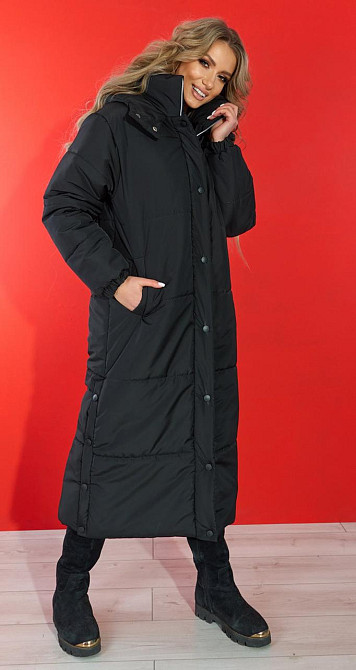 Тепле довге пальто (42) Київ - фото 4