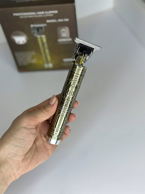 Тример для окантування малюнків та бороди Professional Hair Clipper WS-T99 (Будда) Чернівці - фото 2