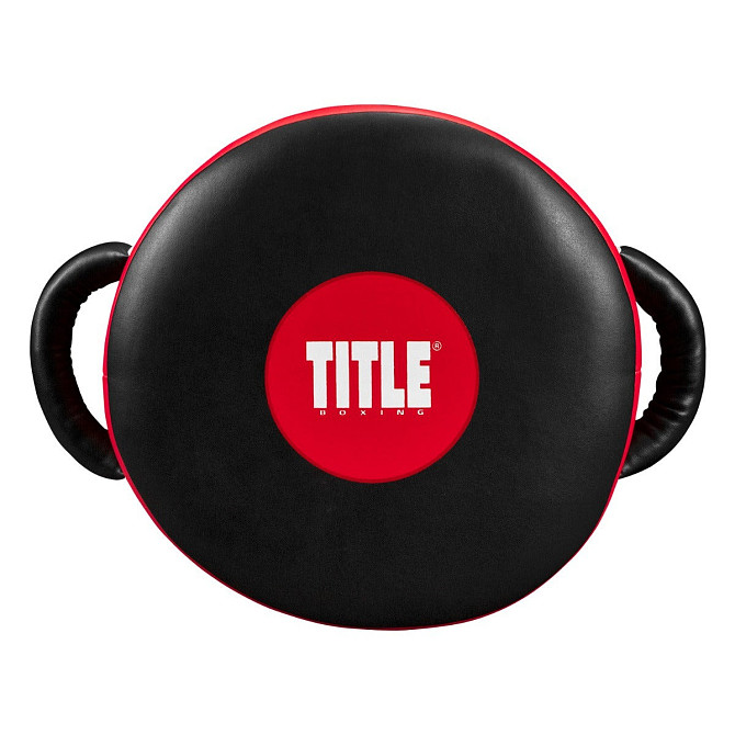 Маківара кругла TITLE Boxing Wrap-Around Stationary Punch Shield Black/Red Кам'янське - фото 1