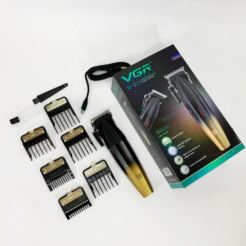 Сімейна машинка для стрижки волосся VGR V-003, Електрична акумуляторна машинка для стрижки RH-84 Івано-Франківськ - фото 8
