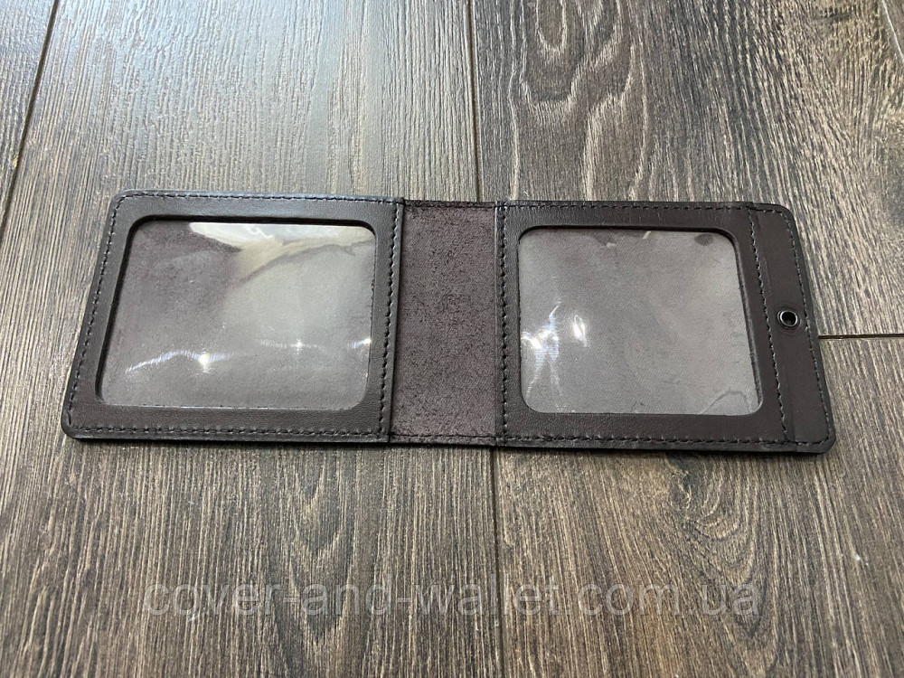 Обложка кожаная  "Національна Гвардія" Коричневий Київ - фото 6