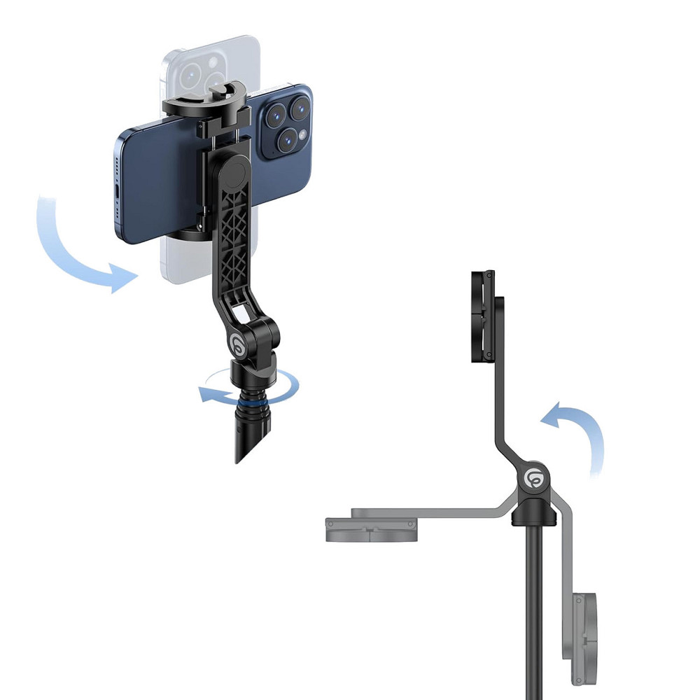 Штатив с крюком для съемки сверху над столом 145см MagSafe черный Ulanzi TT88 Киев - изображение 5