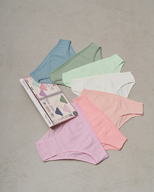 Набір жіночих трусиків тижневика 7 шт Nicoletta 713156 M Київ - фото 1