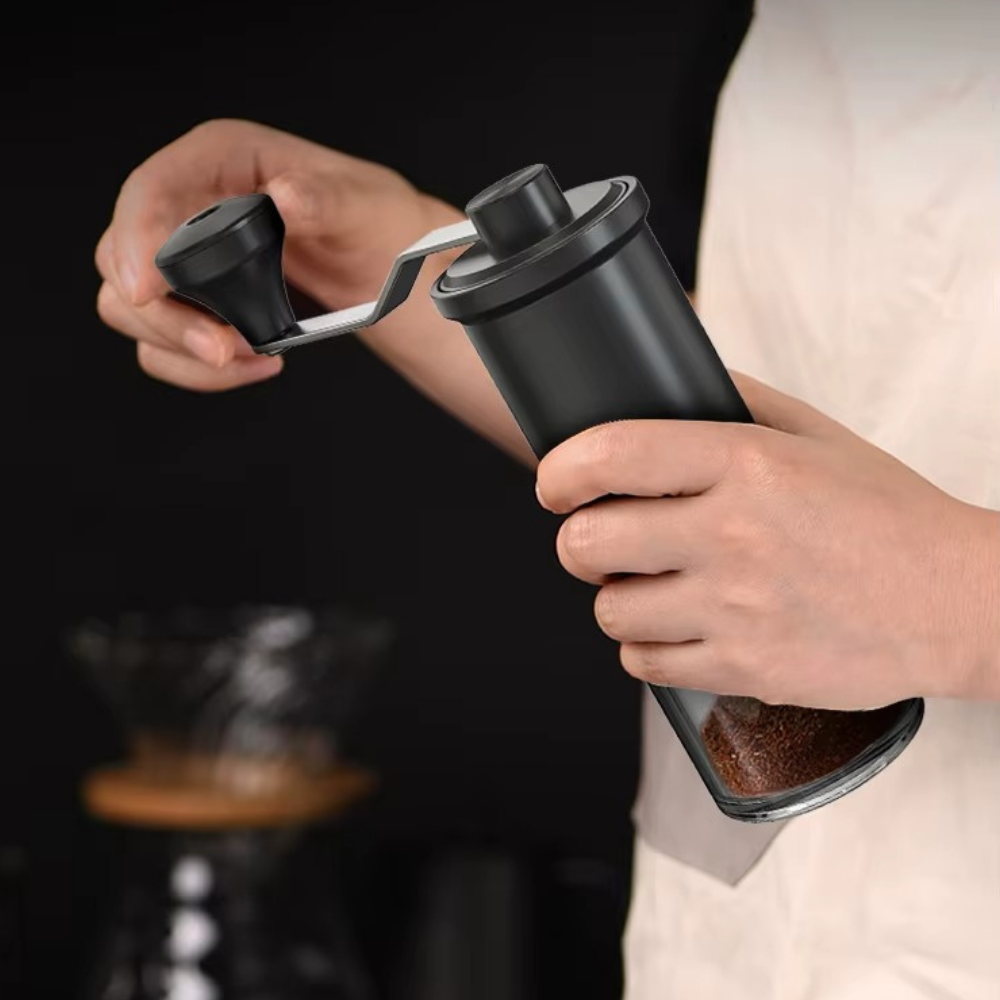 Кофемолка ручная с керамическими жерновами механическая 5 ступеней регулировки помола,черная Каменец-Подольский - изображение 8