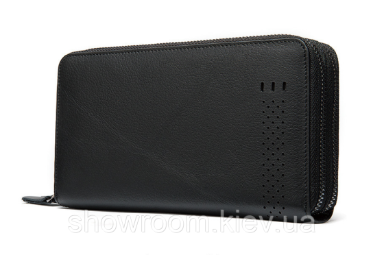Чоловічий шкіряний клатч на два відділення Leather Collection (9072) Київ