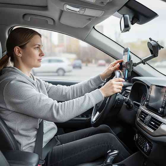 Автодержатель телефона на присоске,до 90 мм SBR Киев