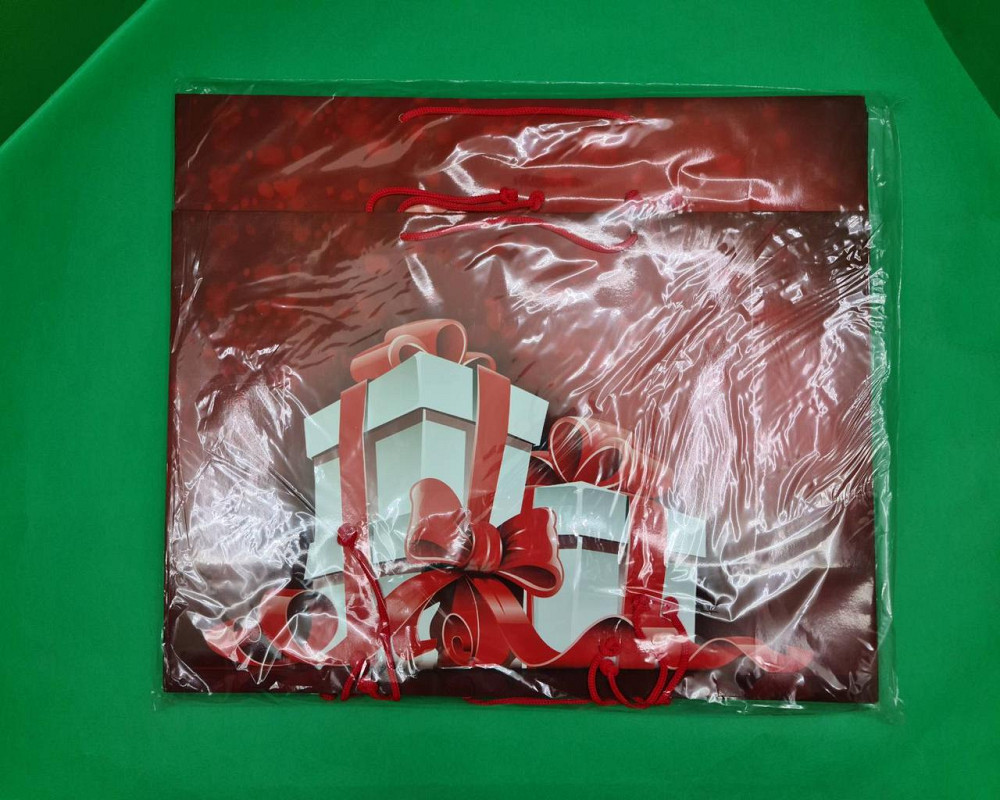 Паперовий пакет горизонтальний гігант 46*33*15 (артGG-036) (12 шт.) Харків - фото 4