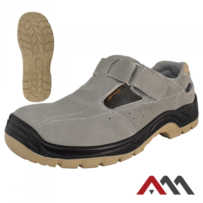 Робочі сандалі замшеві з металевим носком. Київ - фото 1