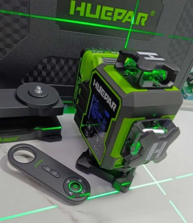Лазерний рівень нівелір Huepar W04CG Premium 4D відкалібрований 16 ліній (без приймача) Вінниця