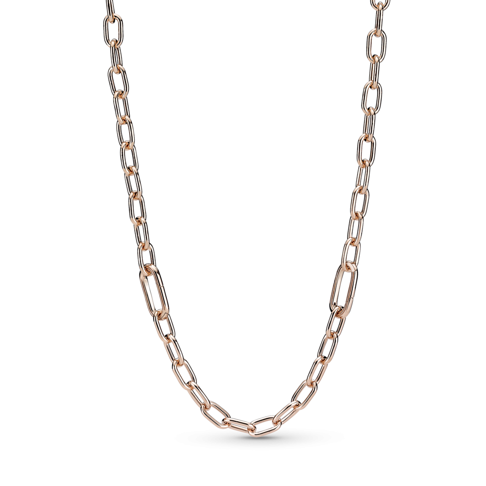 Срібне кольє з покриттям 14k рожевим золотом MasterSem Київ - фото 2