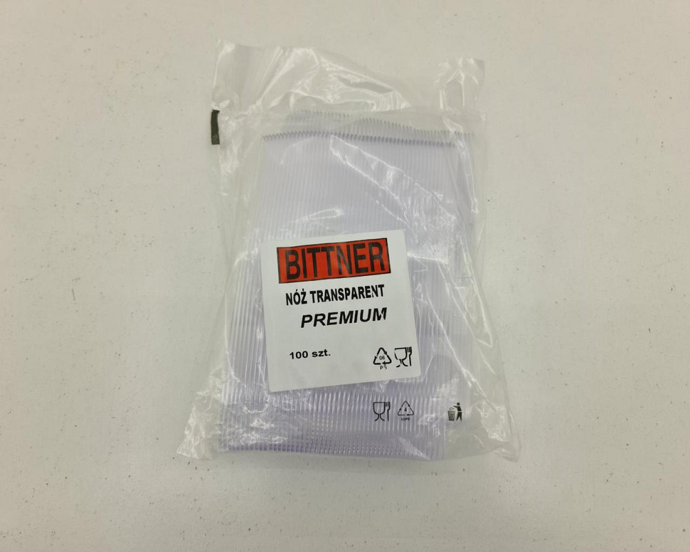 Ніж 180 мм прозорий Андрекс (100 шт) Харків - фото 3