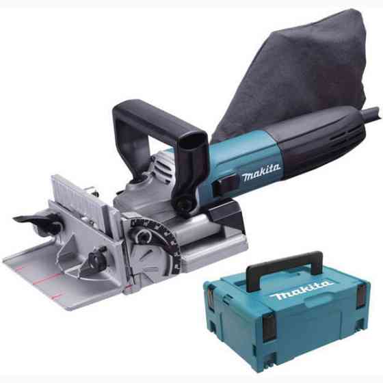 Профессиональный фрезер ламельный для шкантов и пазов MAKITA PJ7000J : 710 Вт фрезер для плоских разъемов Киев