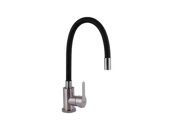 Смеситель на раковину черный Pure 015F3 (k35) с гибким изливом BRIPUR015F3NKB ТМ Brinex Киев