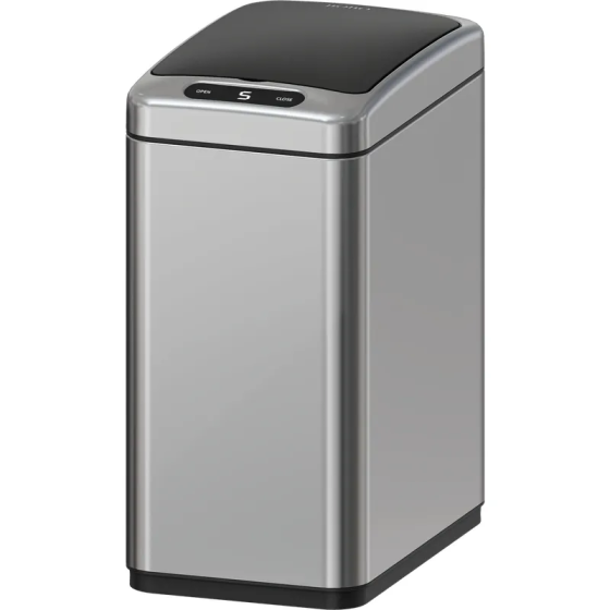 Відро для сміття сенсорне прямокутне Koer TC-020408-02 8 л колір нержавійка (KR5588) Київ