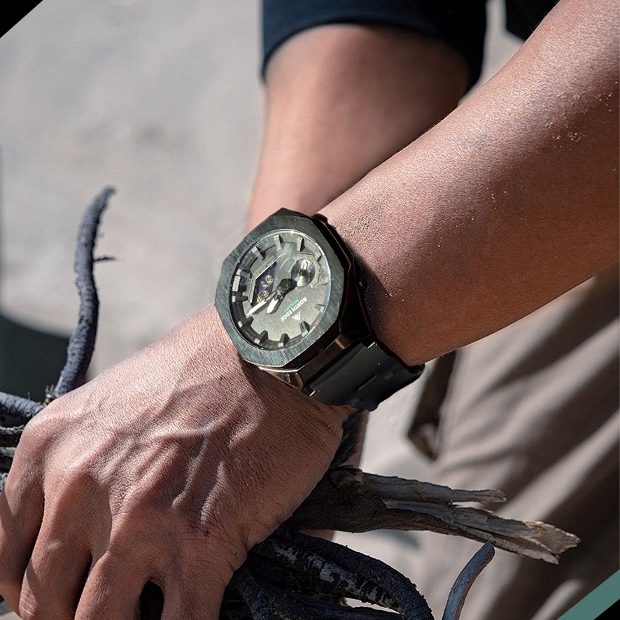 Часы мужские водостойкие тактические North Edge Mercury Черный Киев - изображение 3