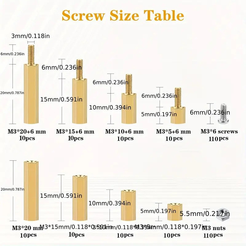 Набор латунных стоек для электроники, 120 шт. Киев - изображение 4