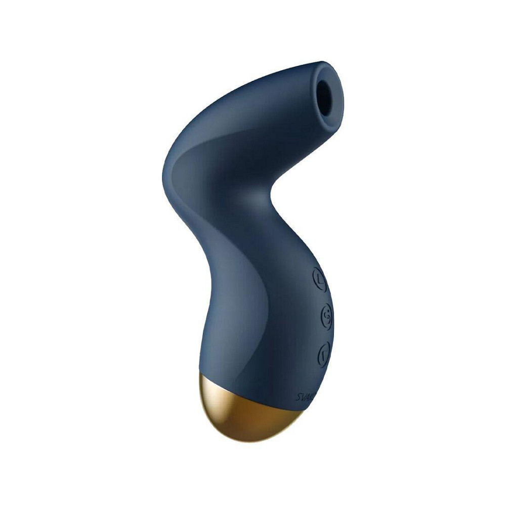 Вакуумный клиторальный стимулятор Svakom Pulse Pure Navy Blue, 5 режимов, 5 интенсивностей в каждом Sex Aura Киев - изображение 1
