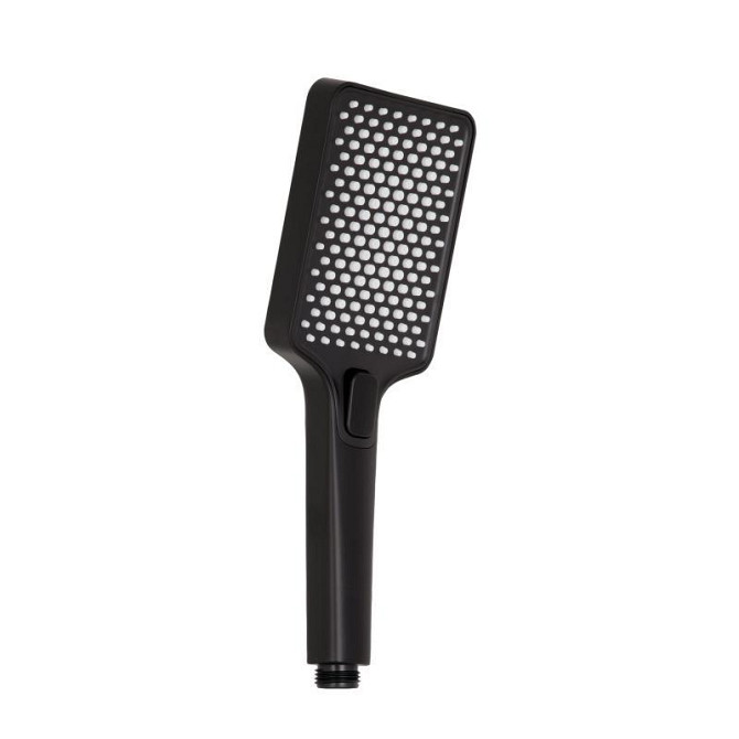 Лейка для ручного душа Qtap Rucni 140x95 мм прямоугольная QTRUC125BLM45959 Black Matt Харьков - изображение 1