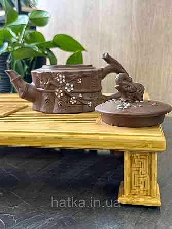 Чайник заварювальний ісинська глина 700 мл "Процвітання" світлий Т2586 Київ