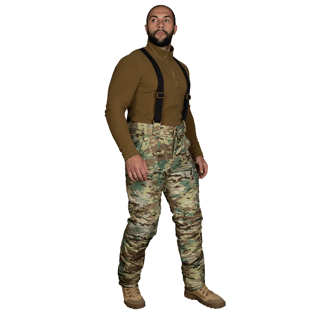 Зимний тактический комплект Patrol Climashell (куртка и штаны на подтяжках) Мультикам 3XL Винница - изображение 5
